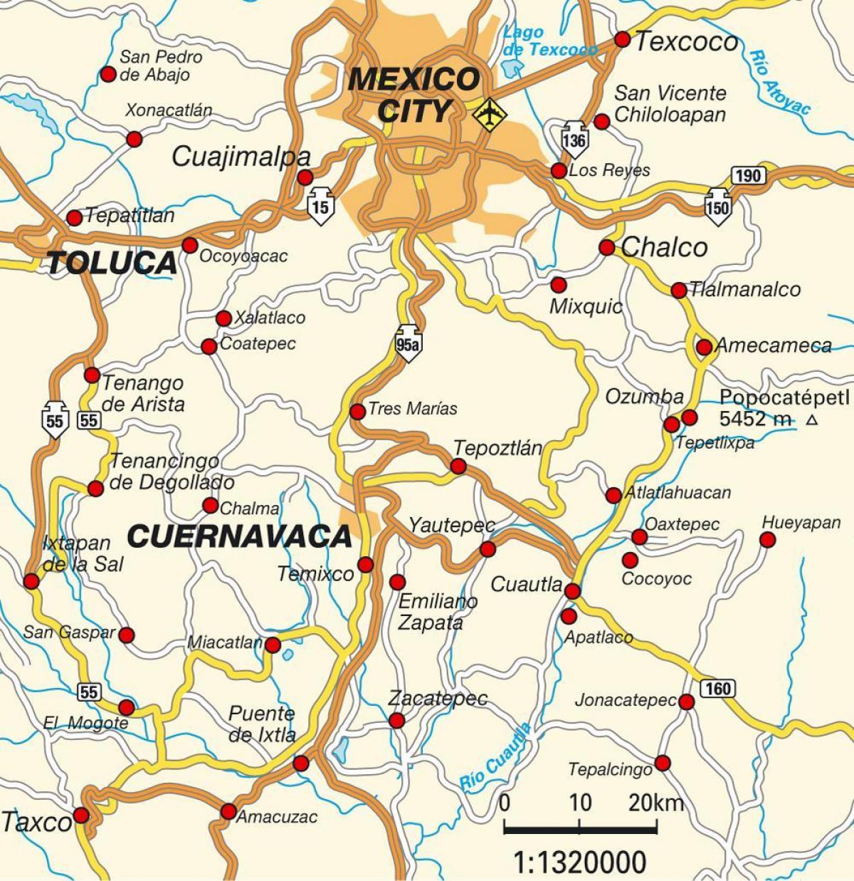 Мексико Сити df мапа