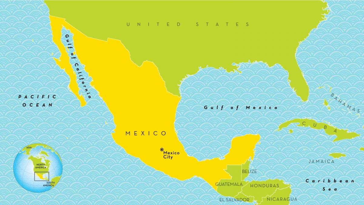 мапа на Мексико Сити