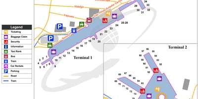 Мексико Сити аеродром портата мапа