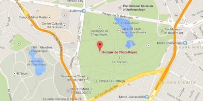 Chapultepec парк мапа