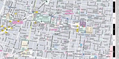 Карта на streetwise Мексико Сити